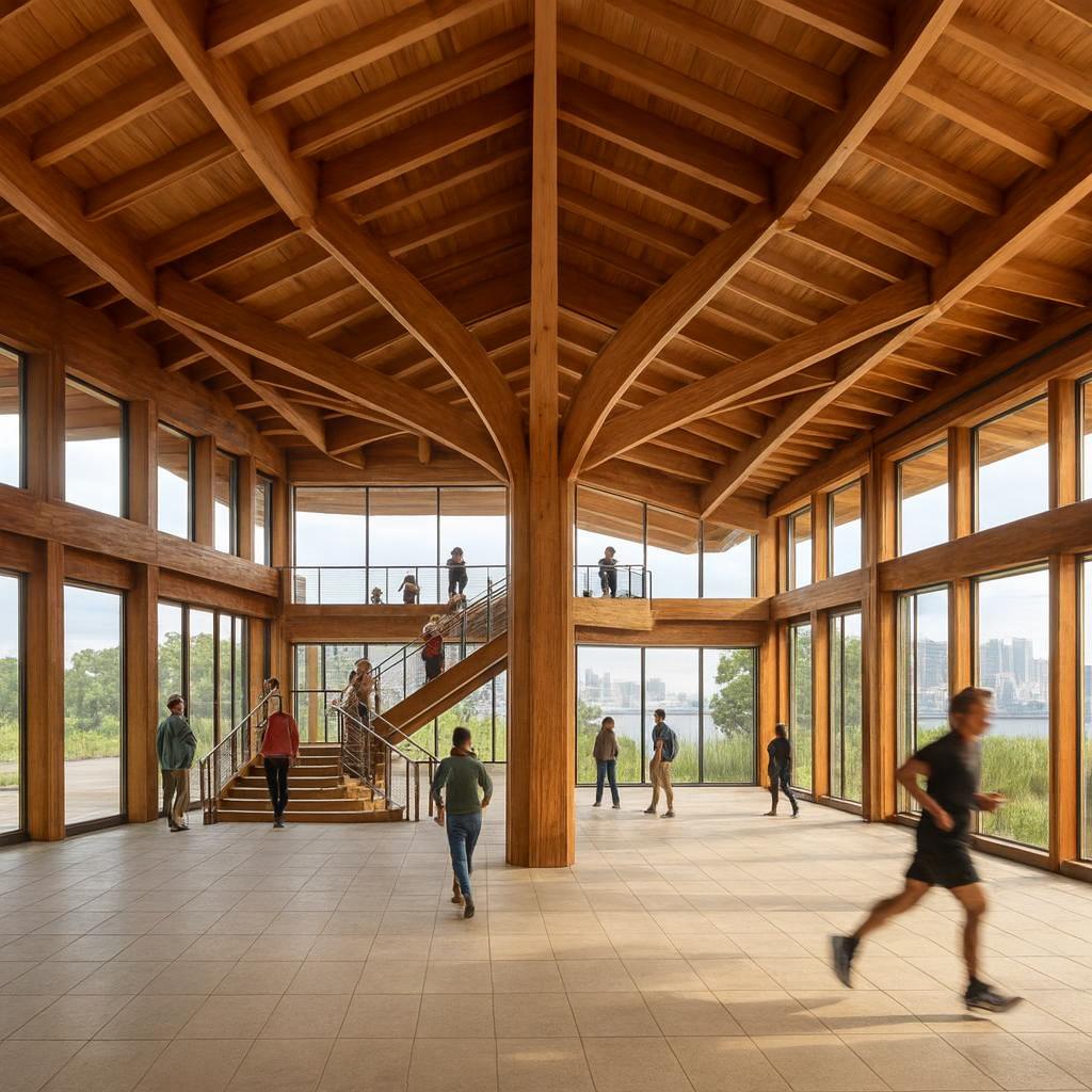 Timber Canopy Civic Pavilion concept image 2