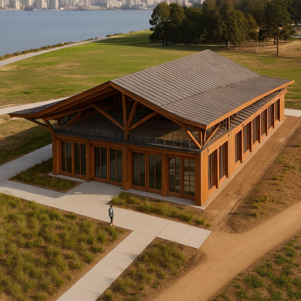 Timber Canopy Civic Pavilion concept image 3
