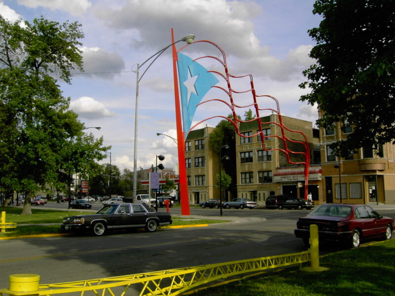 Humboldt Park (Puerto Rican) Entrance on Division Street