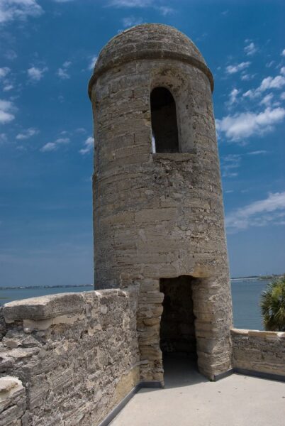 Castillo de San Marcos watchtower exterior