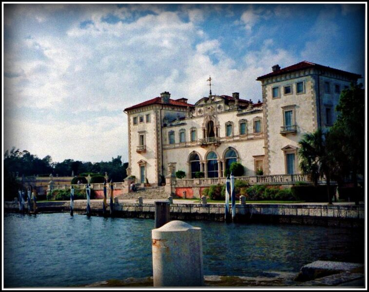 Vizcaya Villa with formal French-style gardens