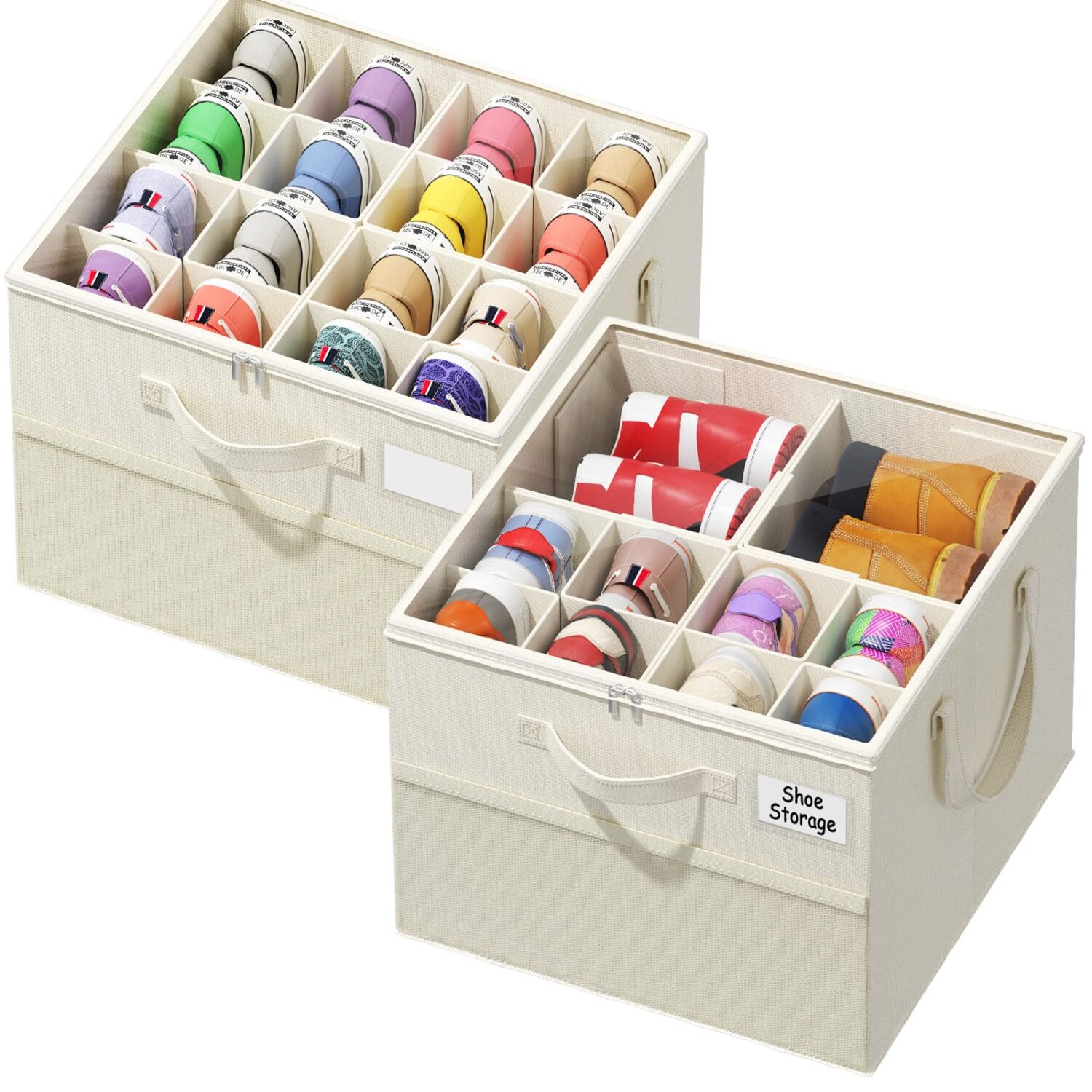 NestOrganix 2 Pack Shoe Organizer