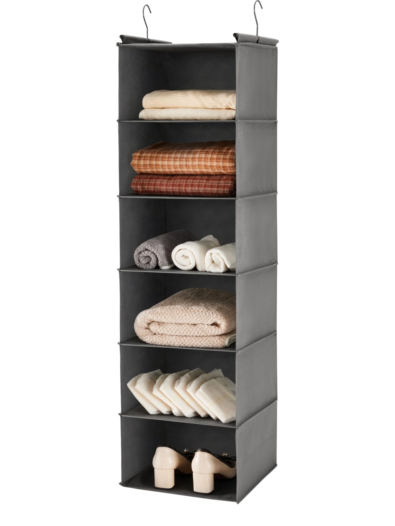 MAX Houser 6 Tier Shelf Hanging Closet Organizer