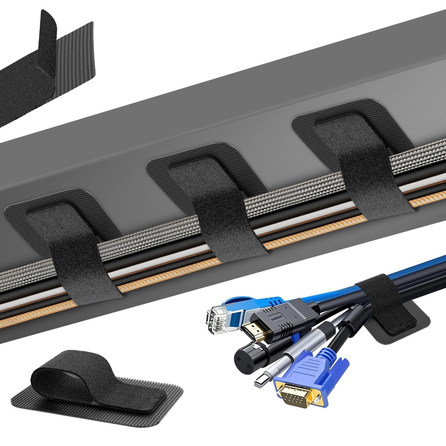 Cable Management Under Desk