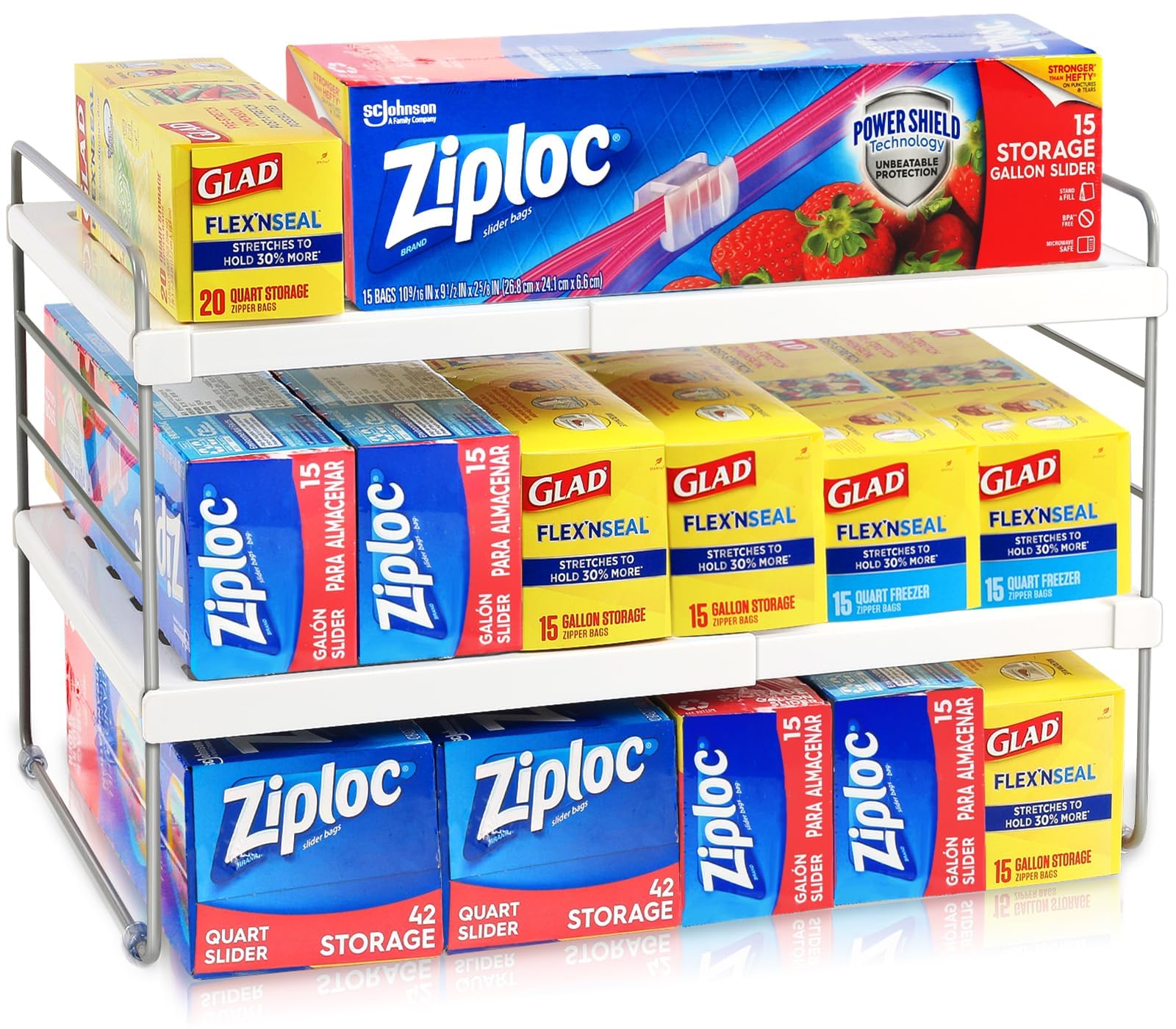 JUPELI Foil and Plastic Wrap Organizer