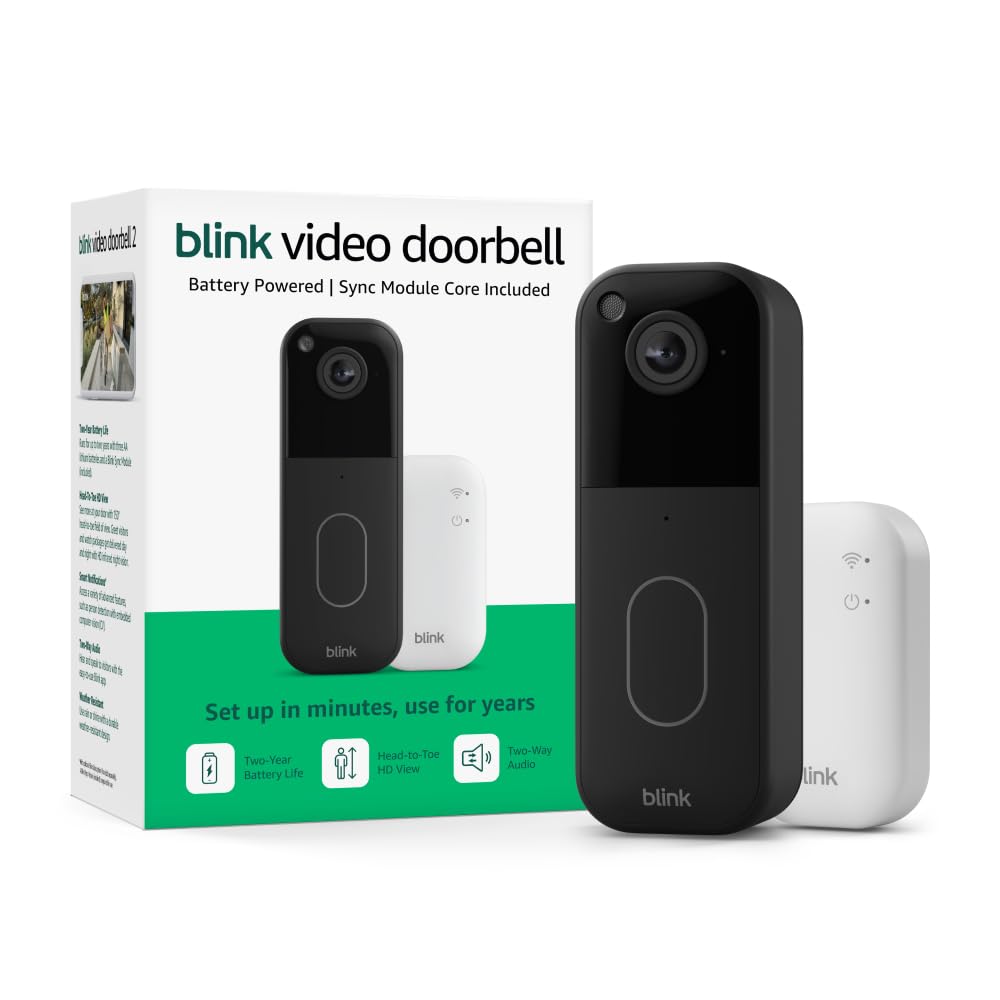 Blink Video Doorbell – Head-to-toe HD view