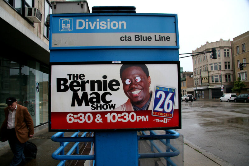 Bernie Mac showing comedic expressions