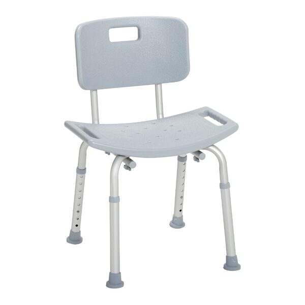 Drive Medical Shower Chair with Back and Suction Feet