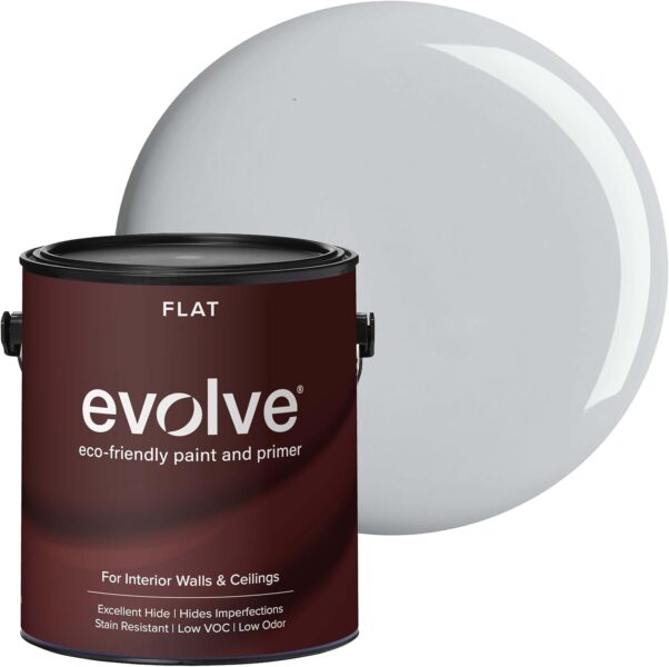 EVOLVE Interior Paint & Primer Flat Silver Gray