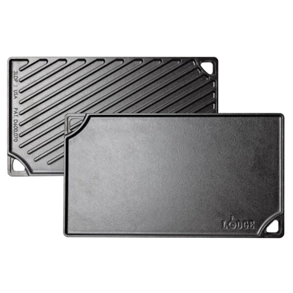 Lodge LDP3 Double Play Reversible Cast Iron Griddle