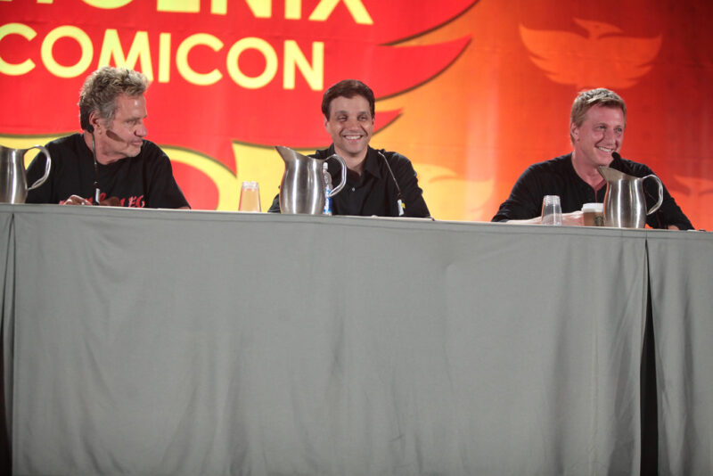 Martin Kove, Ralph Macchio & William Zabka