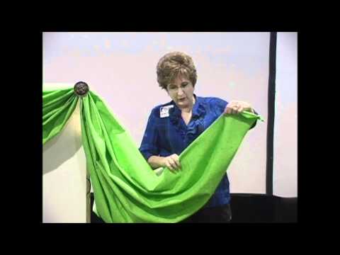 No-Sewing Window Treatment /Curtain demo
