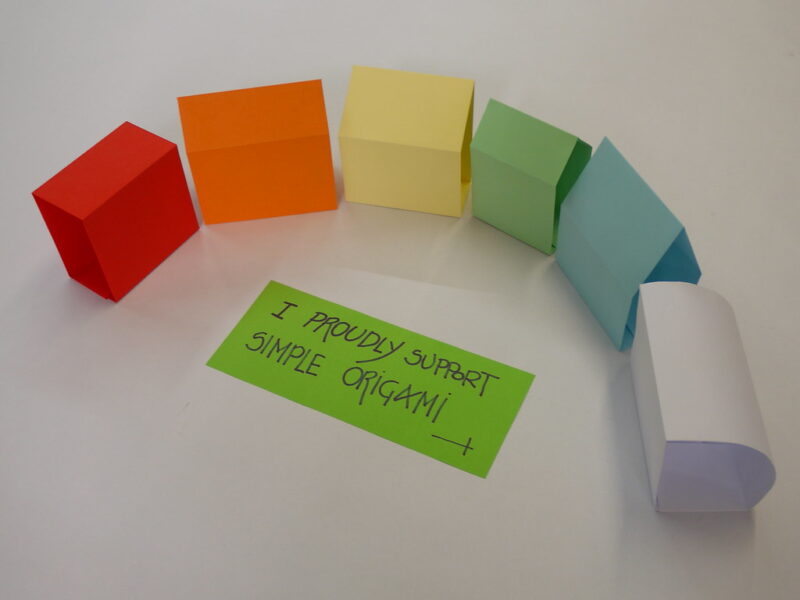 Origami houses