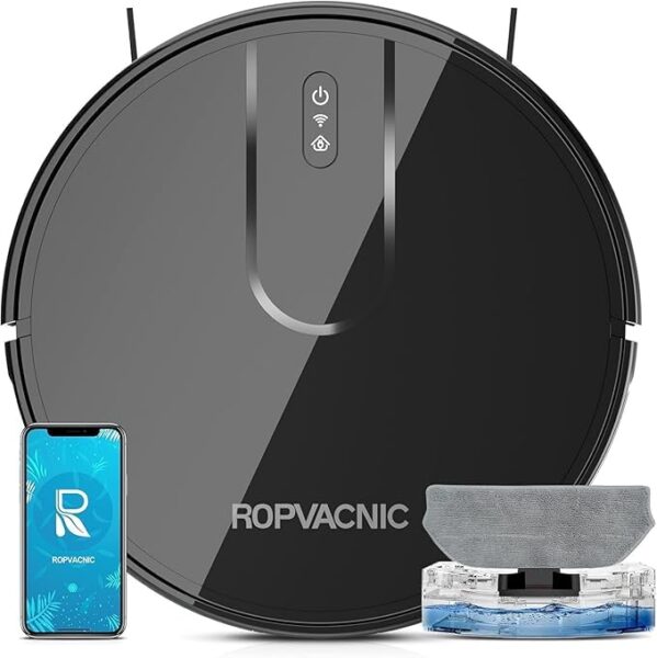 ROPVACNIC Robot Vacuum and Mop Combo