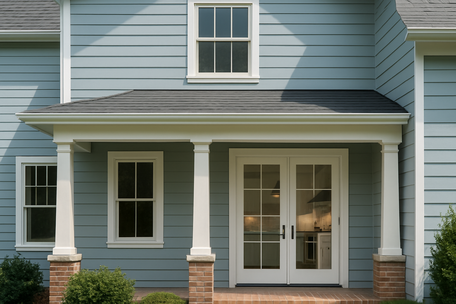 top 10 exterior paint colors that increase home value AI-generated design concept
