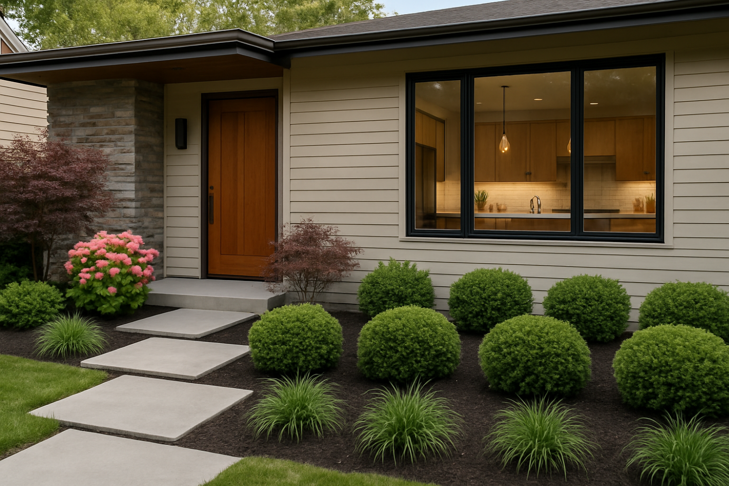 top 10 landscaping ideas to boost home curb appeal visual concept