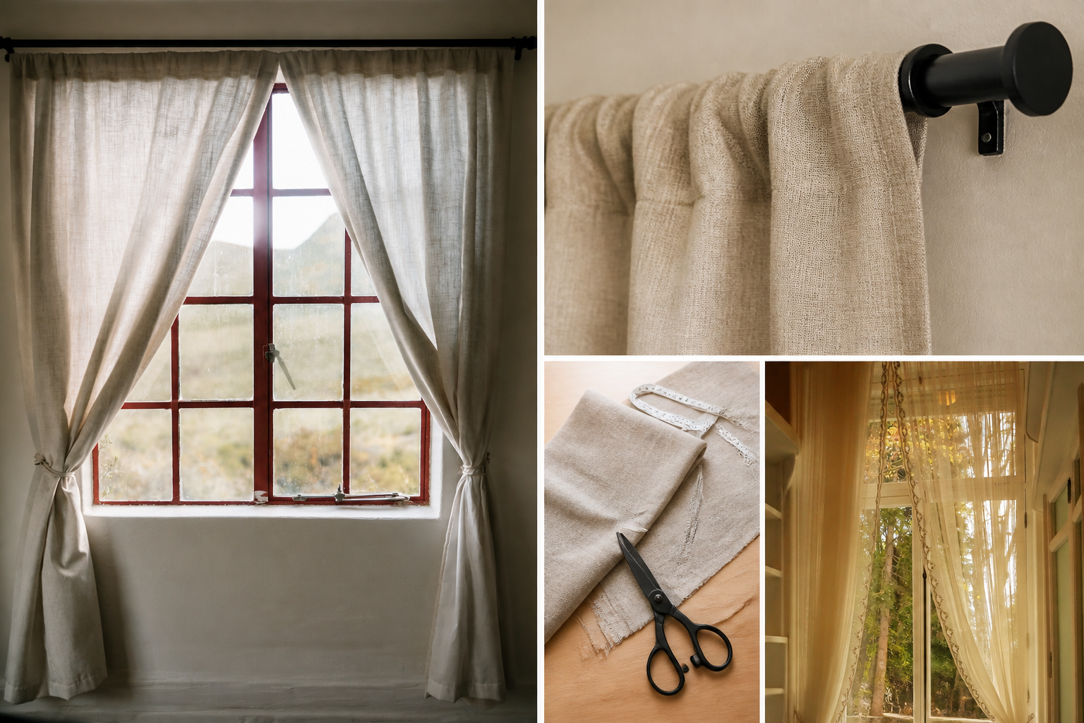 diy curtains no sew